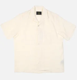 PORTUGUESE FLANNEL Chemise Grain Cotton White< Chemises
