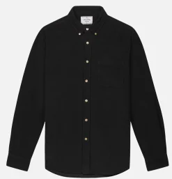 PORTUGUESE FLANNEL Chemise Lobo Black< Chemises