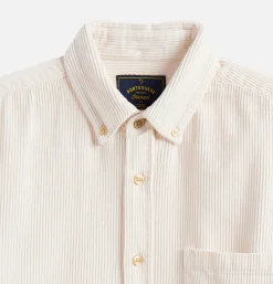 PORTUGUESE FLANNEL Chemise Lobo Ecru< Chemises