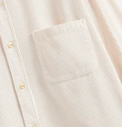PORTUGUESE FLANNEL Chemise Lobo Ecru< Chemises
