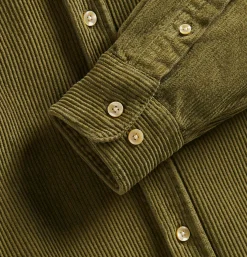 PORTUGUESE FLANNEL Chemise Lobo Olive< Chemises