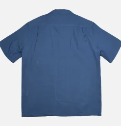 PORTUGUESE FLANNEL Chemise Message Blue< Chemises