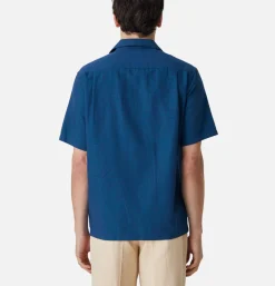 PORTUGUESE FLANNEL Chemise Message Blue< Chemises