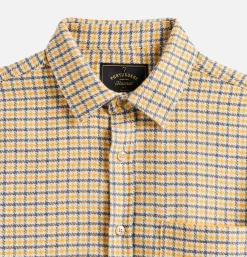 PORTUGUESE FLANNEL Chemise Plate Jaune< Chemises