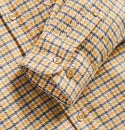 PORTUGUESE FLANNEL Chemise Plate Jaune< Chemises