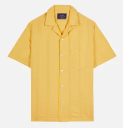 PORTUGUESE FLANNEL Chemise Praia Yellow< Chemises