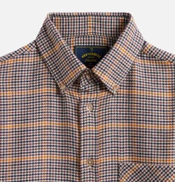 PORTUGUESE FLANNEL Chemise Singer Bordeaux< Chemises