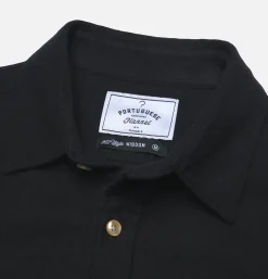 PORTUGUESE FLANNEL Chemise Teca Black< Chemises