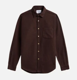 PORTUGUESE FLANNEL Chemise Teca Brown< Chemises