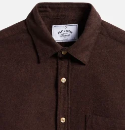 PORTUGUESE FLANNEL Chemise Teca Brown< Chemises