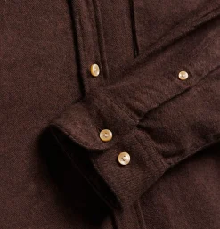 PORTUGUESE FLANNEL Chemise Teca Brown< Chemises