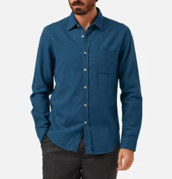 PORTUGUESE FLANNEL Chemise Teca French Blue< Chemises