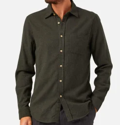 PORTUGUESE FLANNEL Chemise Teca Green< Chemises