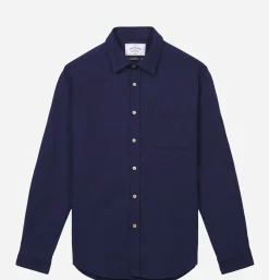 PORTUGUESE FLANNEL Chemise Teca Navy< Chemises
