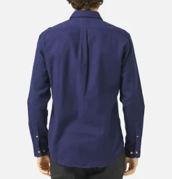 PORTUGUESE FLANNEL Chemise Teca Navy< Chemises