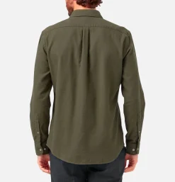 PORTUGUESE FLANNEL Chemise Teca Olive< Chemises