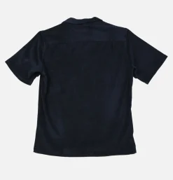 PORTUGUESE FLANNEL Chemise Terry Navy< Chemises