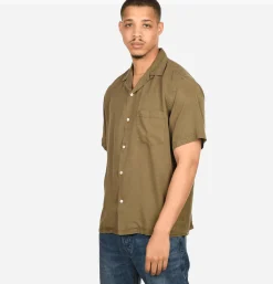 PORTUGUESE FLANNEL Chemisette Dogtown Olive< Chemises