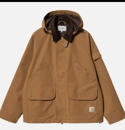 CARHARTT WIP Clarton Jacket Hamilton Brown< Vestes