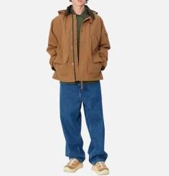 CARHARTT WIP Clarton Jacket Hamilton Brown< Vestes