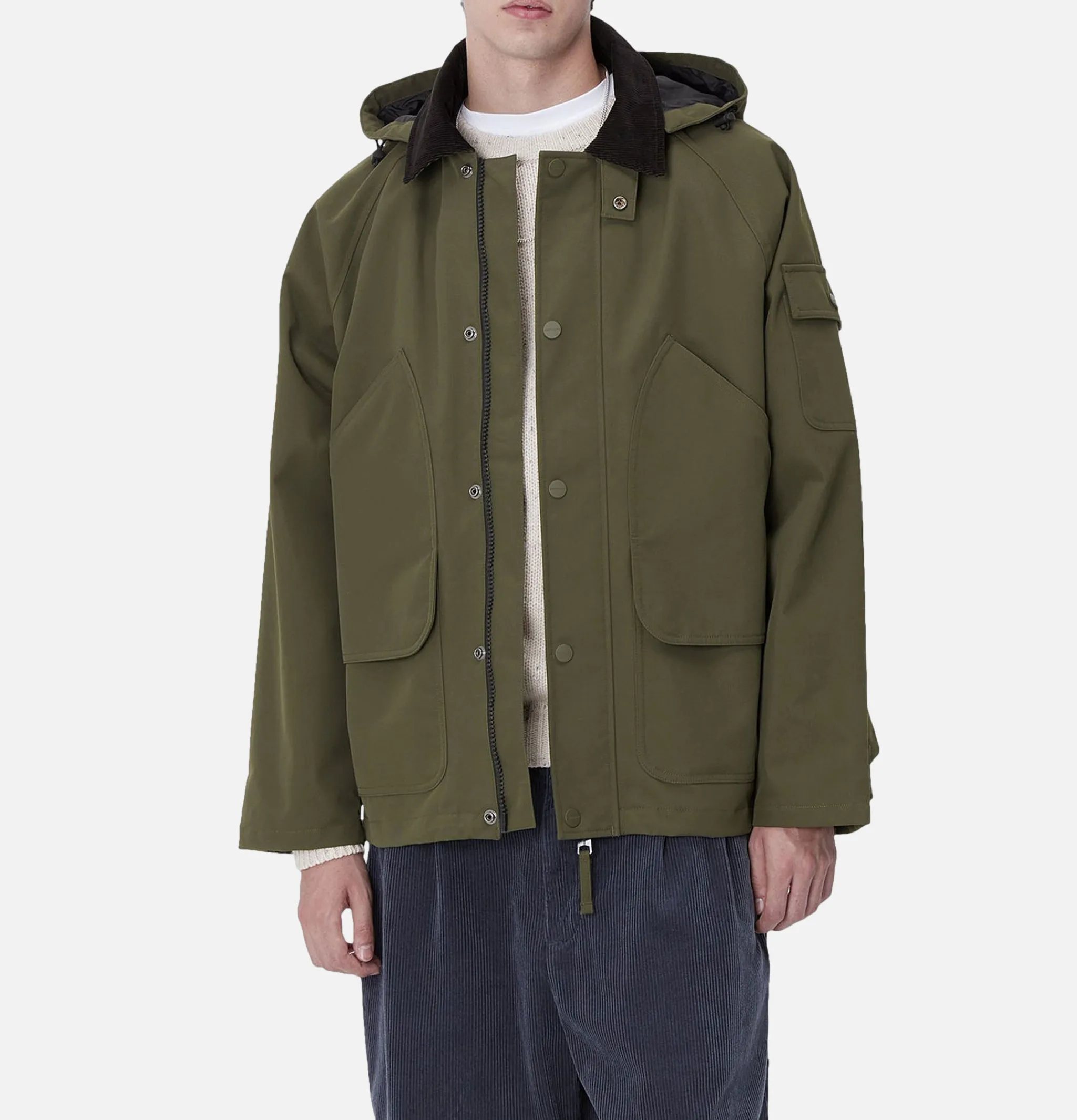 CARHARTT WIP Clarton Jacket Office Green< Vestes