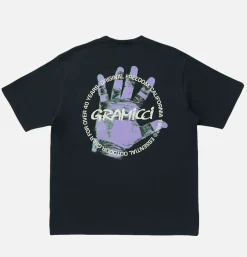 GRAMICCI Climbers Hand Tee Vintage Noir< T-shirts