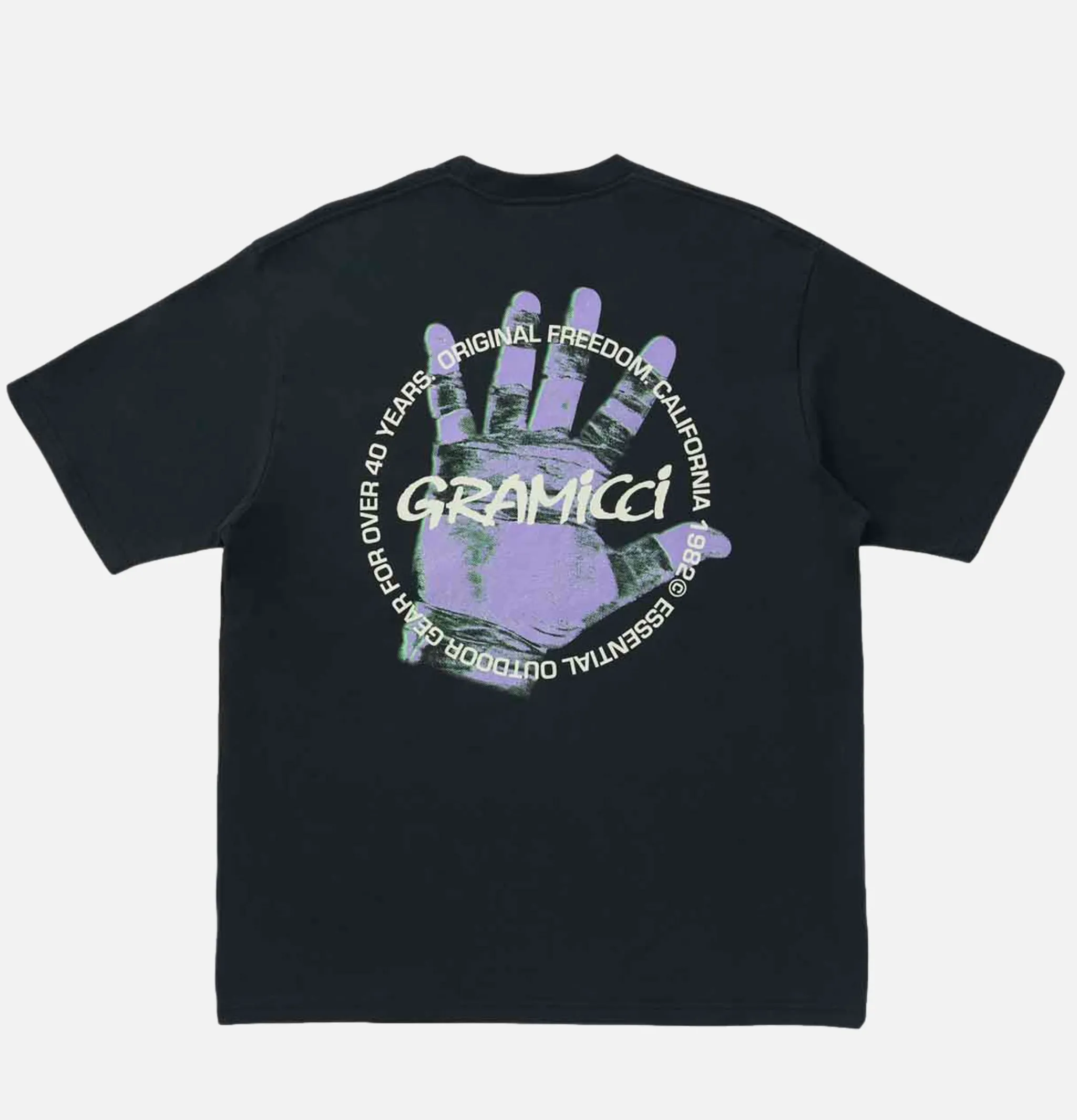 GRAMICCI Climbers Hand Tee Vintage Noir< T-shirts