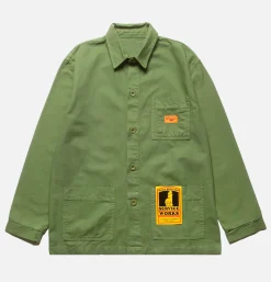SERVICE WORKS Coverall Jacket Olive< Chemises