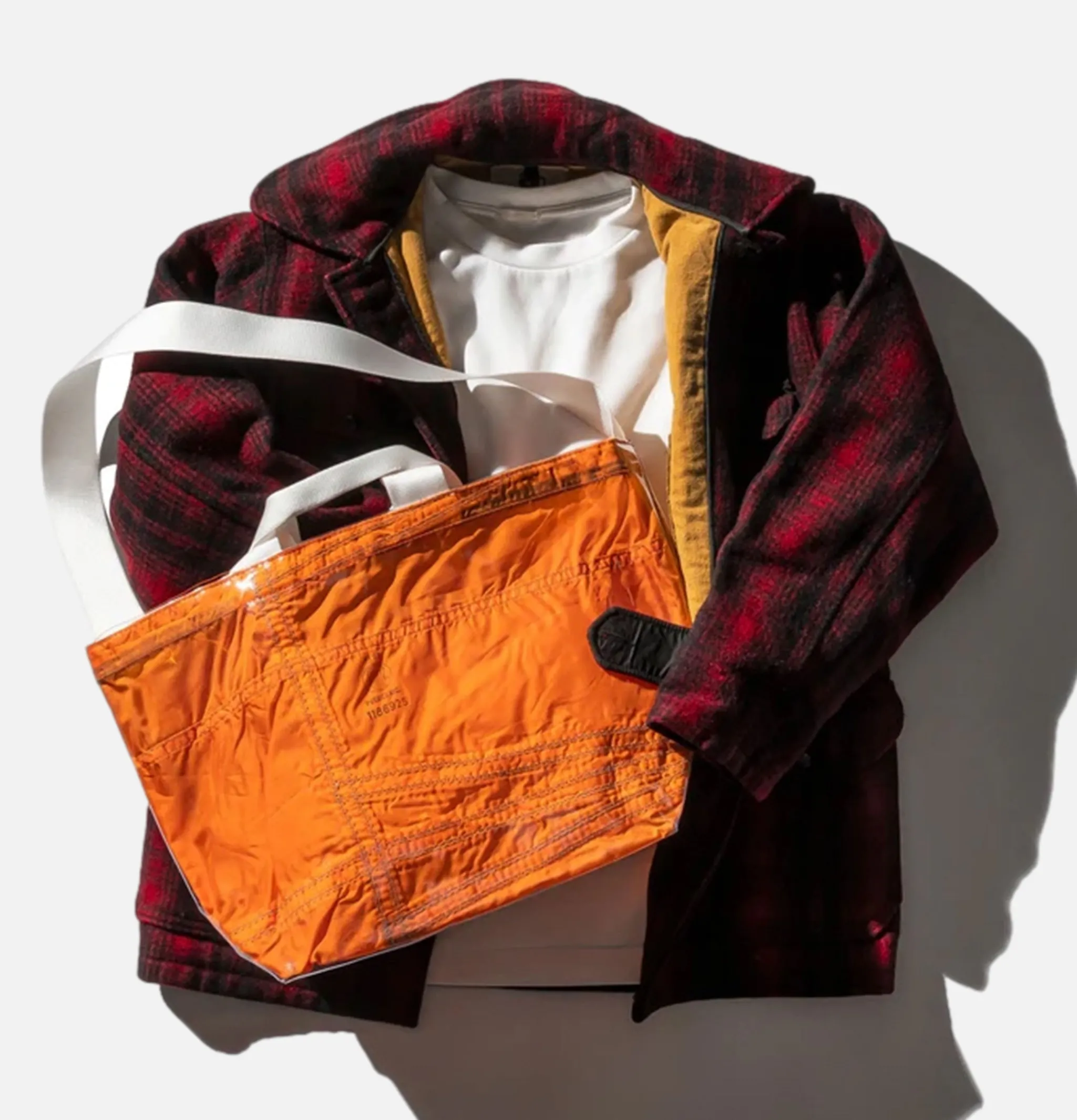 PUEBCO Coverd Parachute Shoulder Bag Orange< Sacs Bandoulière