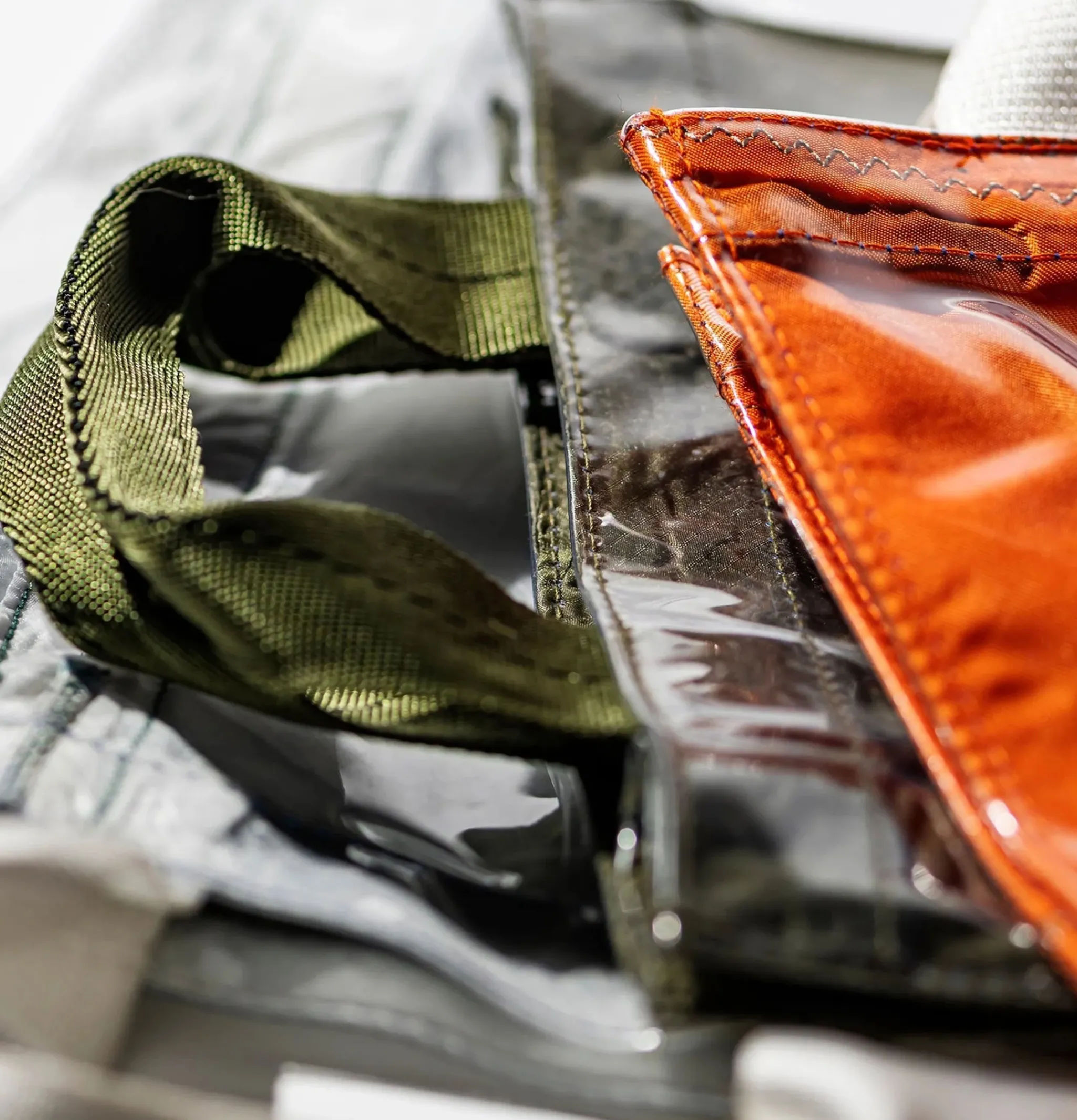 PUEBCO Coverd Parachute Shoulder Bag Orange< Sacs Bandoulière