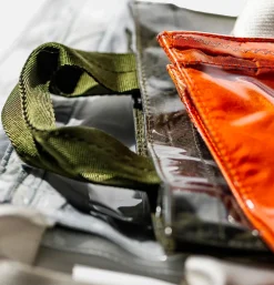 PUEBCO Covered Parachute Document Bag Olive< Tote-bags