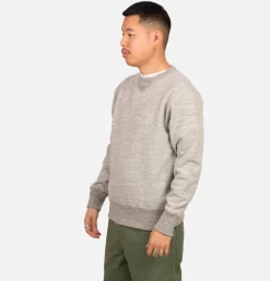 JACKMAN Crewneck Sweater Heather Grey< Sweats & Polaires
