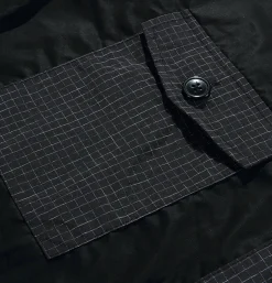 STANDARD TYPES Cropped Work Jacket Check Noir< Vestes