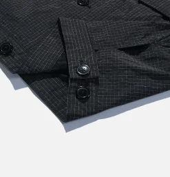 STANDARD TYPES Cropped Work Jacket Check Noir< Vestes