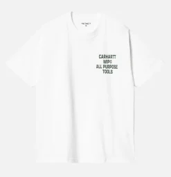 CARHARTT WIP Cross Screw Tee White< T-shirts