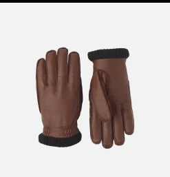 HESTRA Deerskin Gloves Chocolat< Gants • Bonnets • Echarpes