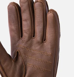HESTRA Deerskin Gloves Chocolat< Gants • Bonnets • Echarpes