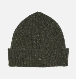 ROBERT MACKIE Donegal Shin Hat Moss< Gants • Bonnets • Echarpes