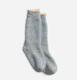 ROTOTO Double Face Bluebrown<Homme Chaussettes