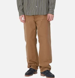 CARHARTT WIP Double Knee Pant Hamilton Brown< Pantalons