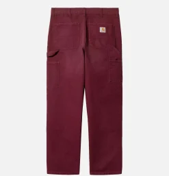 CARHARTT WIP Double Knee Pant Malbec< Pantalons