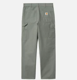CARHARTT WIP Double Knee Pant  Smoke Green< Work Pants