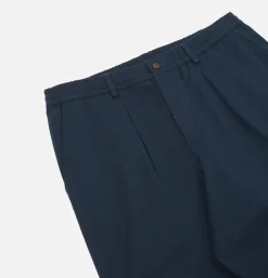 UNIVERSAL WORKS Double Pleat Pant Navy< Chinos
