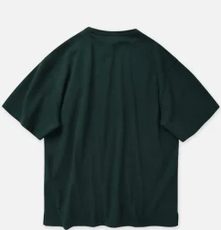 FRIZMWORKS Double Rib Oversized Tee Green< T-shirts