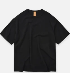FRIZMWORKS Double Rib Oversized Tee Black< T-shirts
