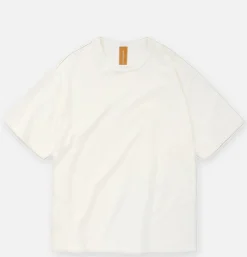 FRIZMWORKS Double Rib Oversized Tee White< T-shirts