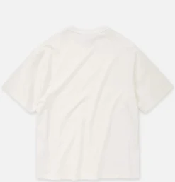 FRIZMWORKS Double Rib Oversized Tee White< T-shirts