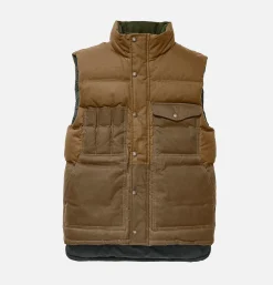 FILSON Down Cruiser Vest Dark Tan< Blousons & Manteaux