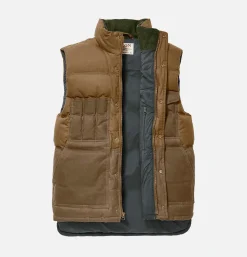FILSON Down Cruiser Vest Dark Tan< Blousons & Manteaux