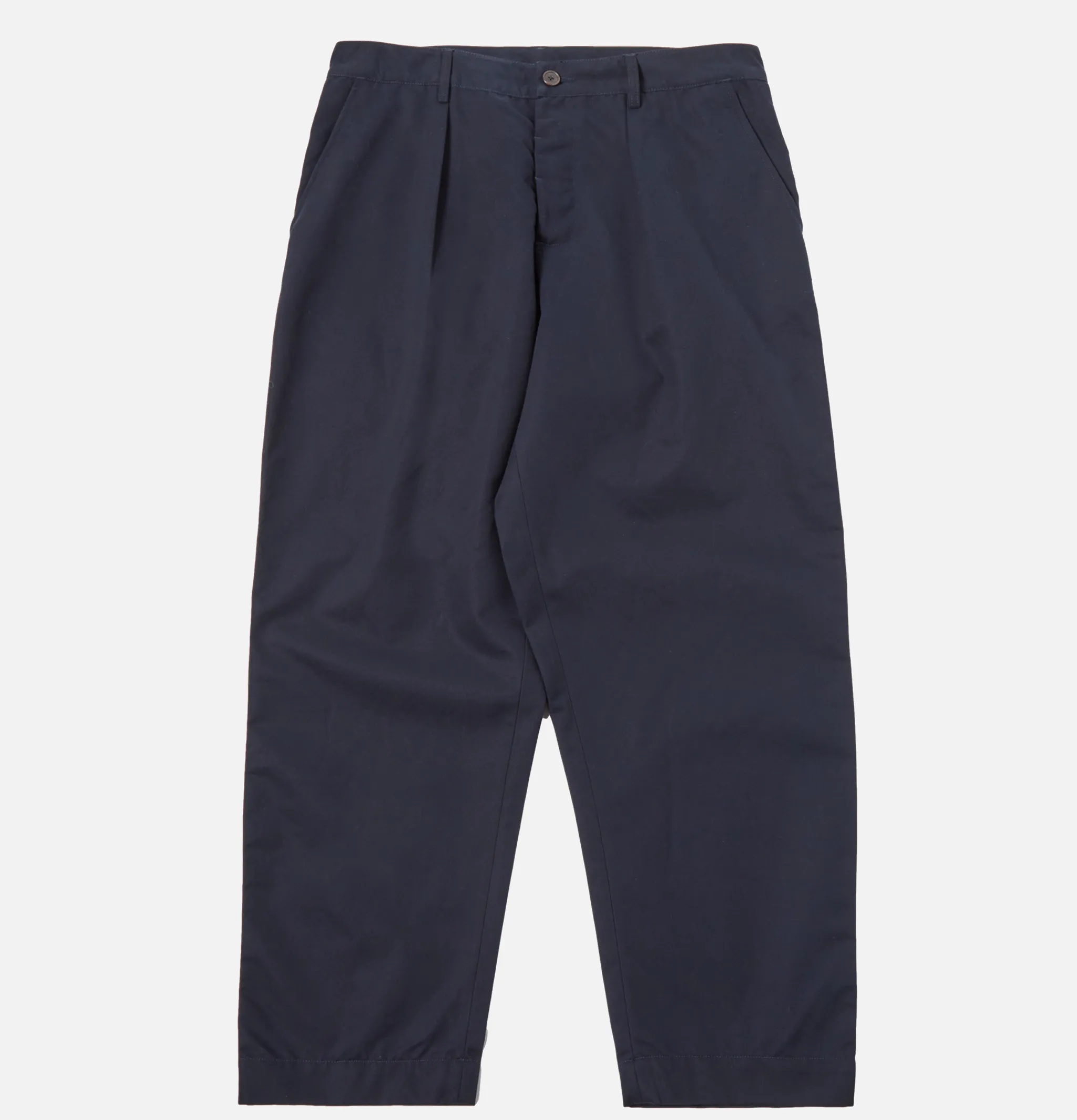UNIVERSAL WORKS Duke Pant Polytech Navy< Pantalons